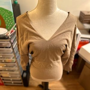 NWT Joseph backless tie sweater top